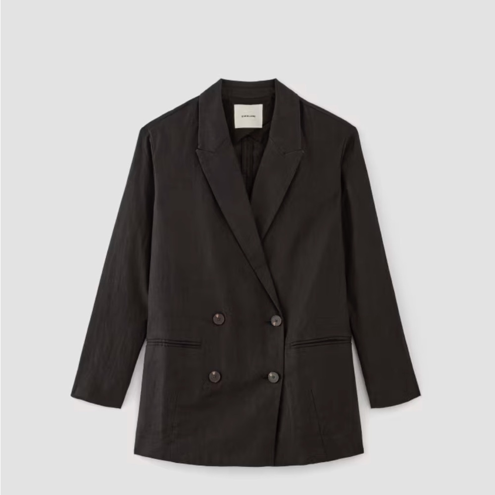 Brand new Everlane The Linen Double Breasted Blazer